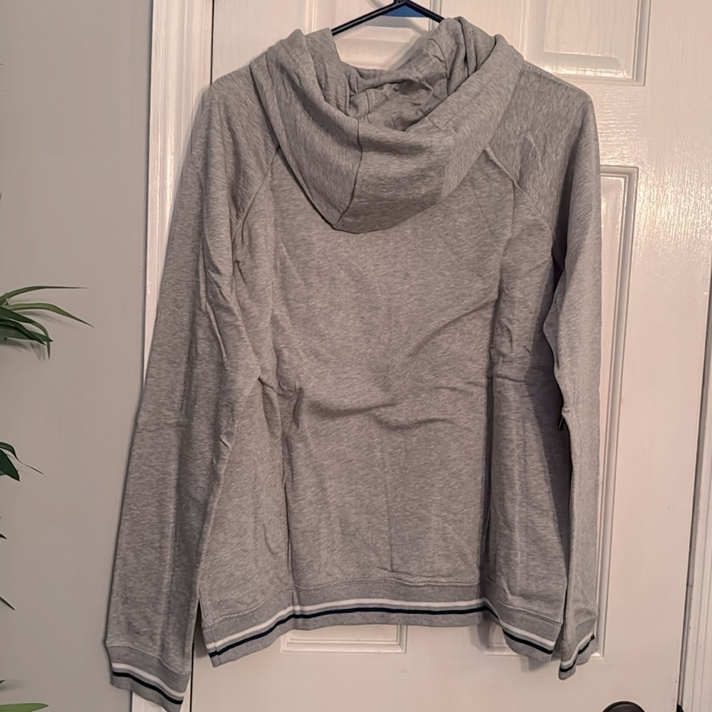 Nike Women’s lightweight heather gray hoodie NWT L - Picture 6 of 6